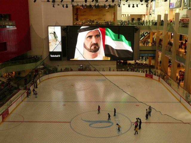 Dubai+mall+ice+rink